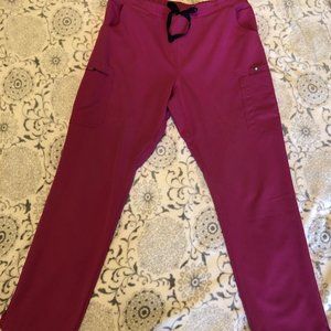 FIGS Scrub Bottoms "Electric Orchid" Yolo Skinny size Large